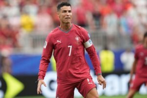 Ronaldo becomes first to score in 6 World Cups in Portugal win
                
                    June 24, 2026