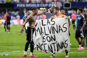 UK urges FIFA to investigate Argentina over Falklands banner at World Cup
                
                    July 17, 2026